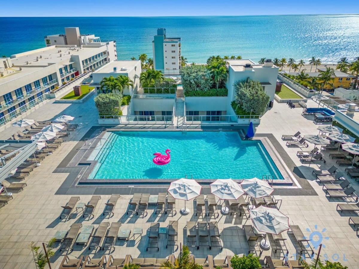 Rooftop Pool - Balcony - Hollywood Beach Broad - Walk ภายนอก รูปภาพ