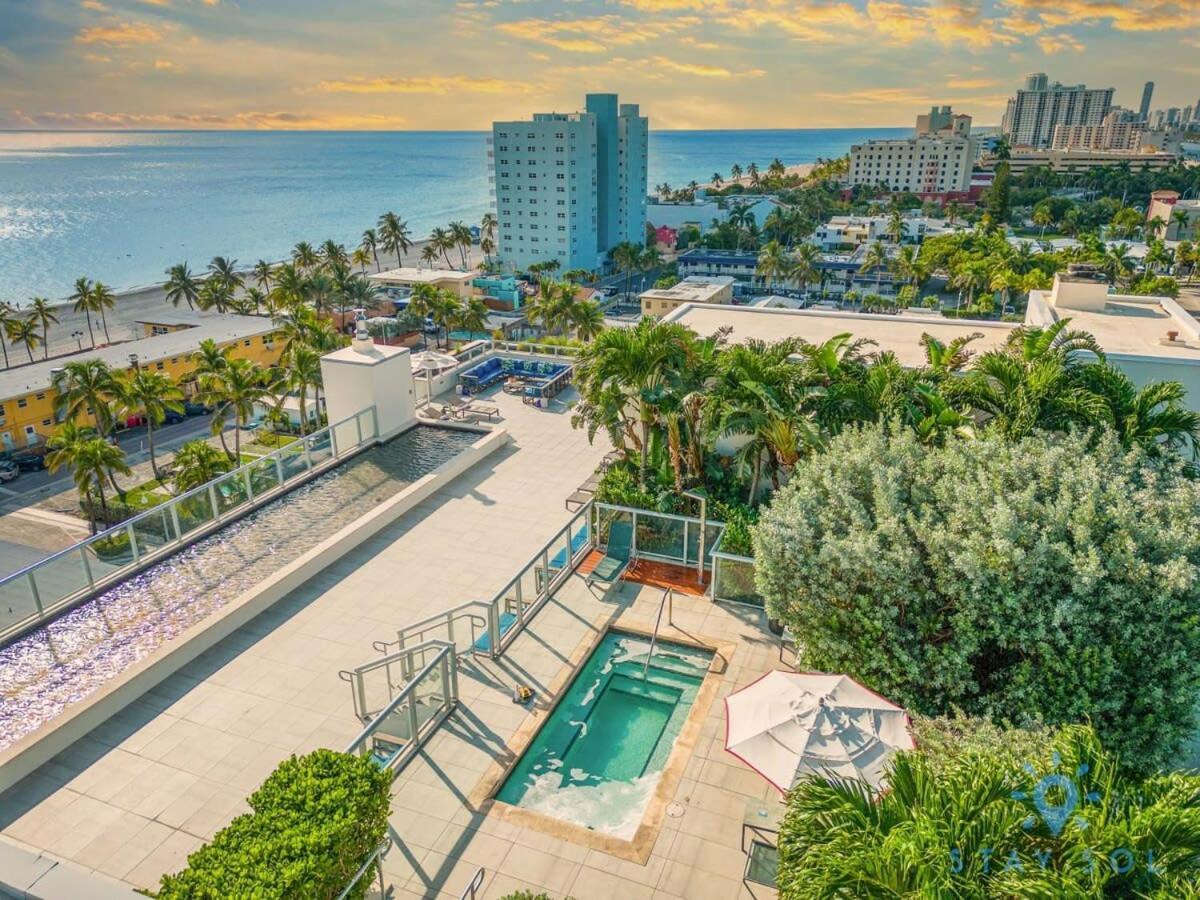 Rooftop Pool - Balcony - Hollywood Beach Broad - Walk ภายนอก รูปภาพ